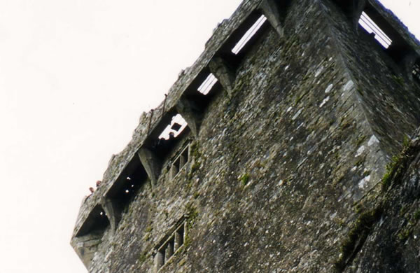 Blarney, la torre vista dal basso prima dell'impresa - 28 Jul 2004